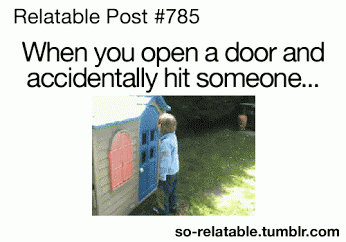 When you open a door