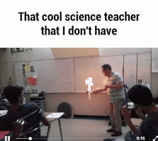 The cool science teacher