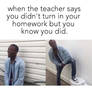 When the teacher