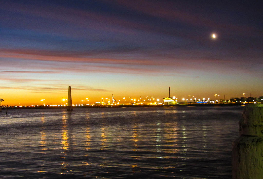 Moonlight on the cove