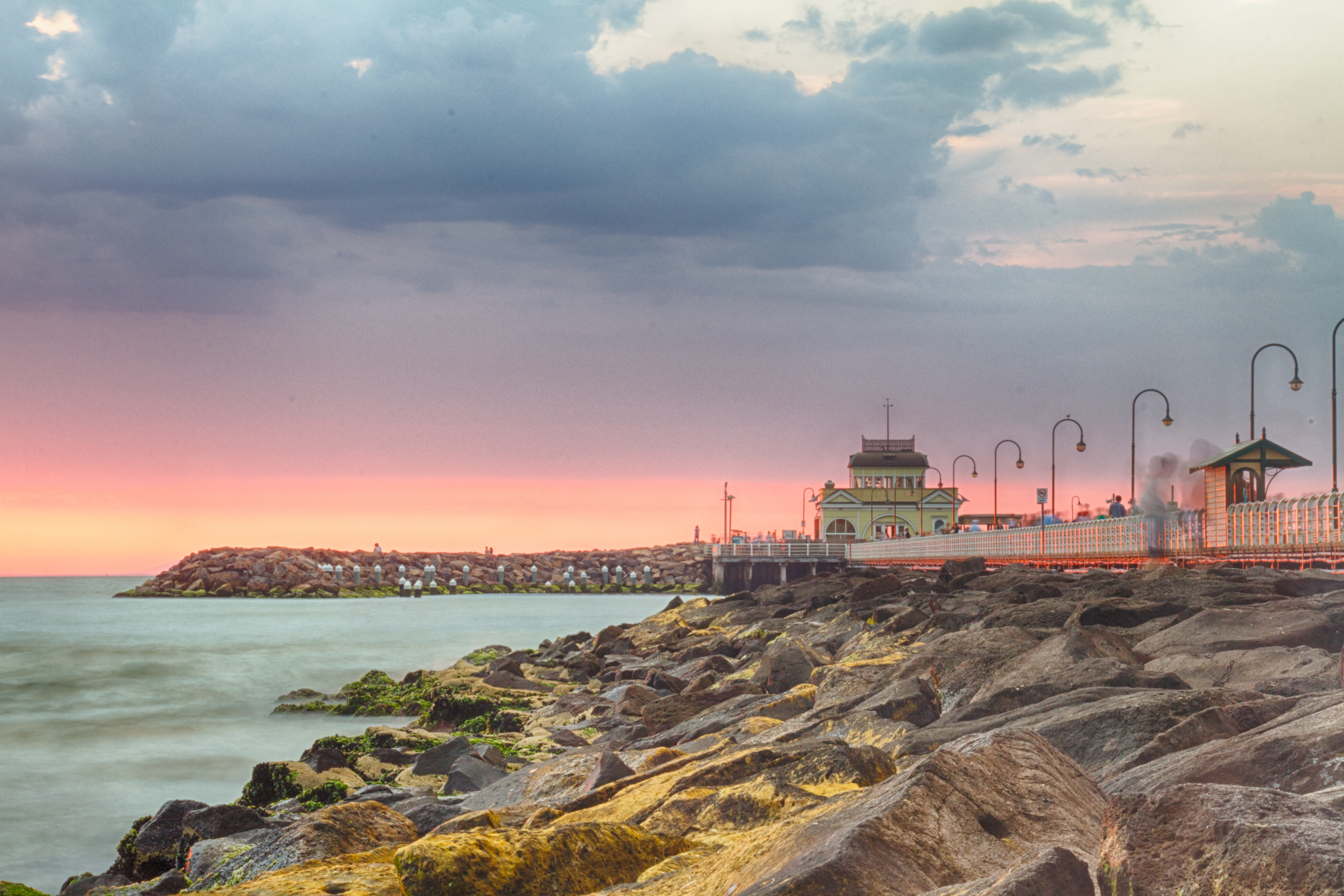 Sunset pier