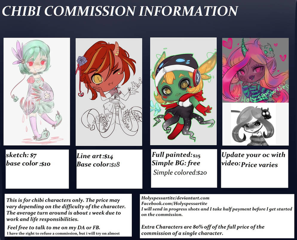 Chibi Commission sheet