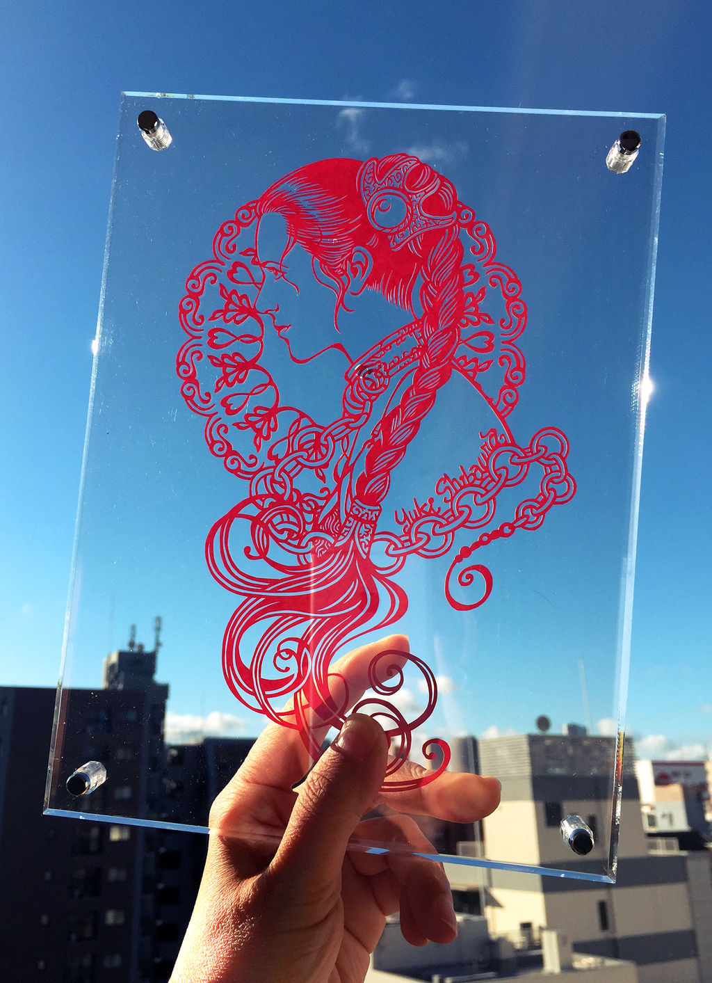 Papercutting Art : Princess Leia