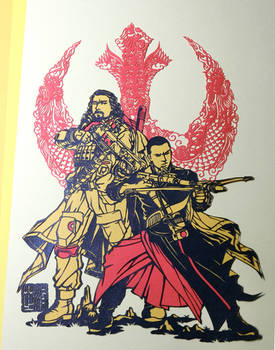 Papercutting Art : baze malbus and chirrut imwe