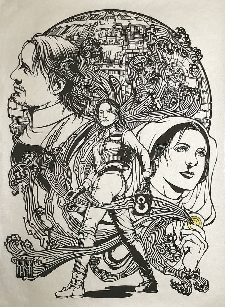 Papercutting Art : The Hope / Rogue One by Yuki-Shibaura