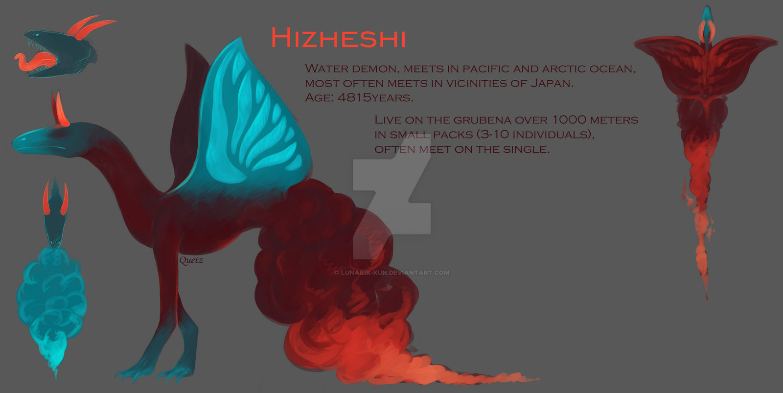 Demon Water Rides Water demon by Lunarik-kun on DeviantArt
