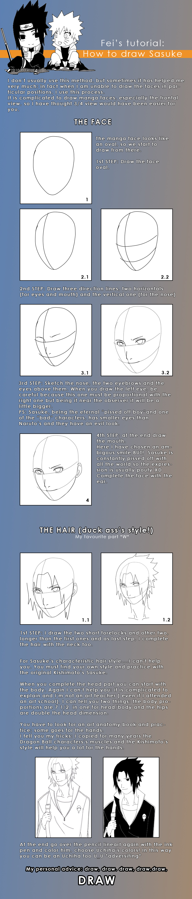 Sasuke's drawing tutorial