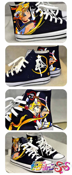 Commission: Sailor Moon Super S Custom Shoes