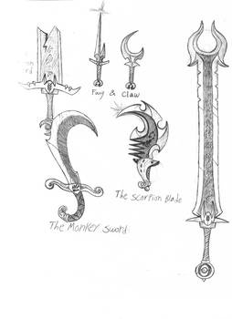 Weapon sketches