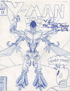 V-man vs THE MAD MACHINE LORD