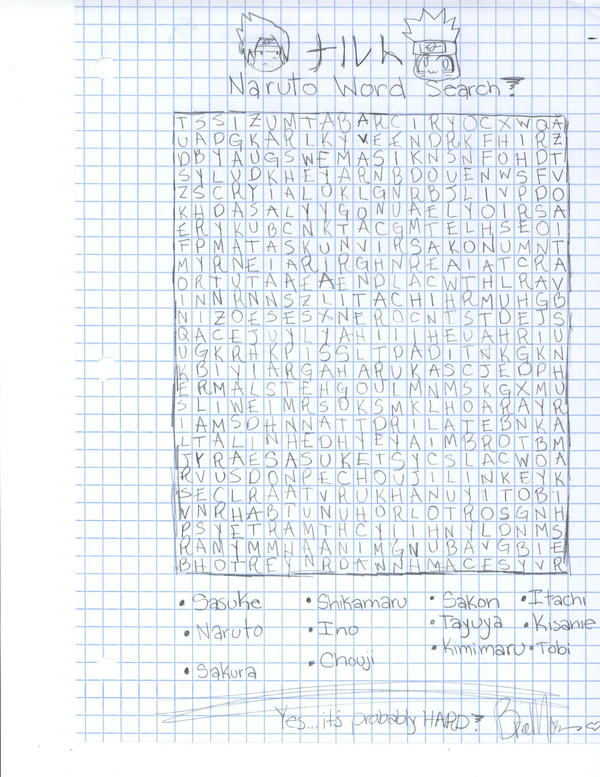 naruto word search by rockerheart12 on deviantart