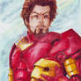 Tony Stark with Ironman suit