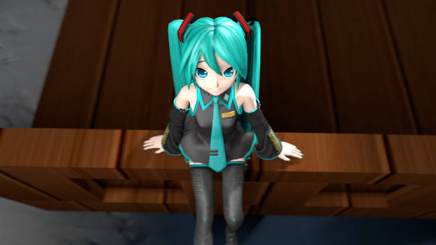 Miku on the Bridge