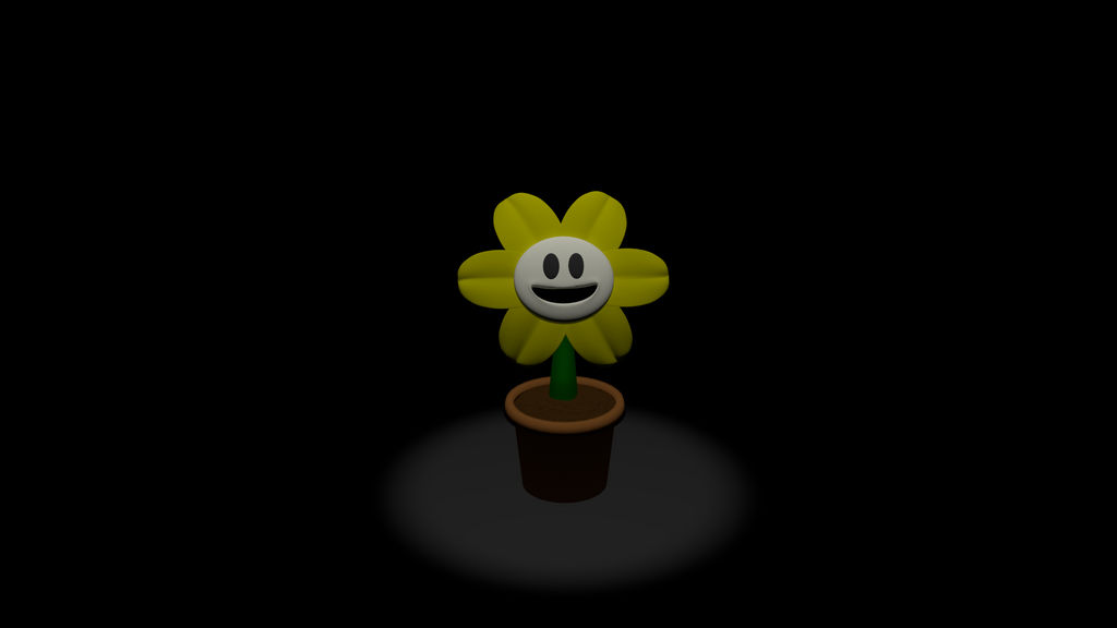 Flowey Model Undertale Flowey 3D by Branboy98 on DeviantArt
