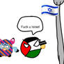 Zach and Palestine hates the Israel flag 