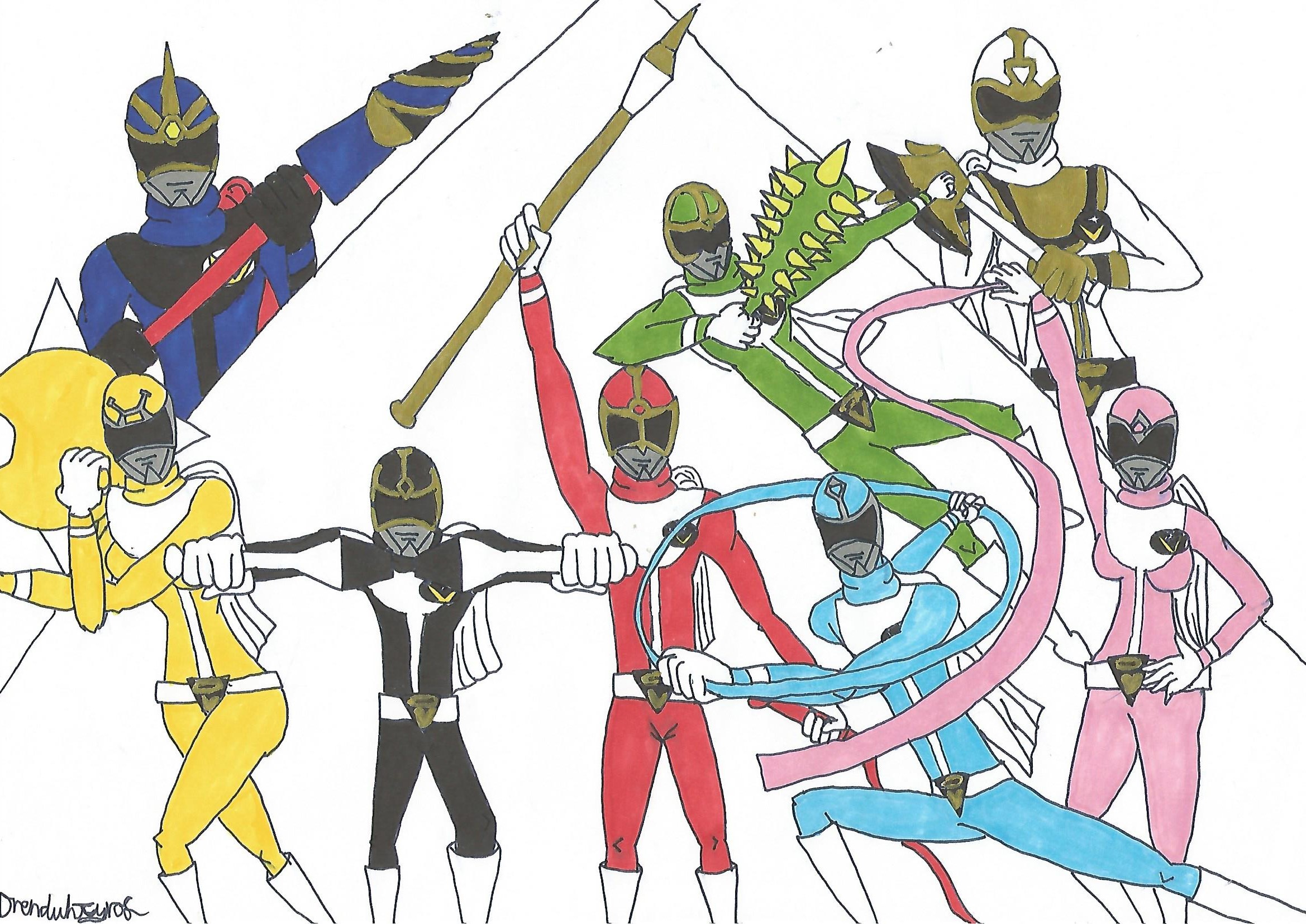 Power Rangers: Gemstone Assault (by Drenduh) by MadRedX12 on DeviantArt