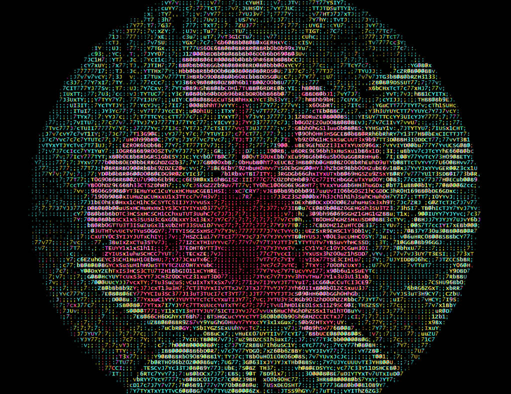 ASCII - Fish Eye Lens Flower by SalUTayMar on DeviantArt