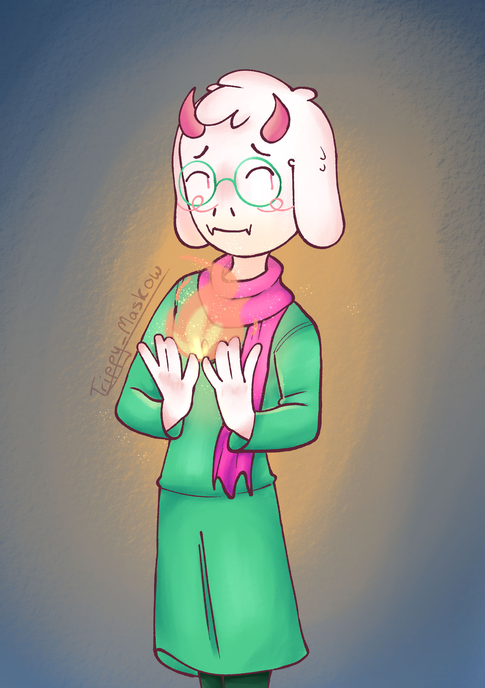 Vampire Ralsei Ralsei |Deltarune Fan Art by Trippy-Maskow on DeviantArt