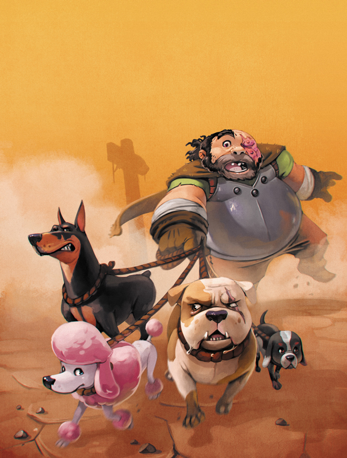 dog handler by bib0un