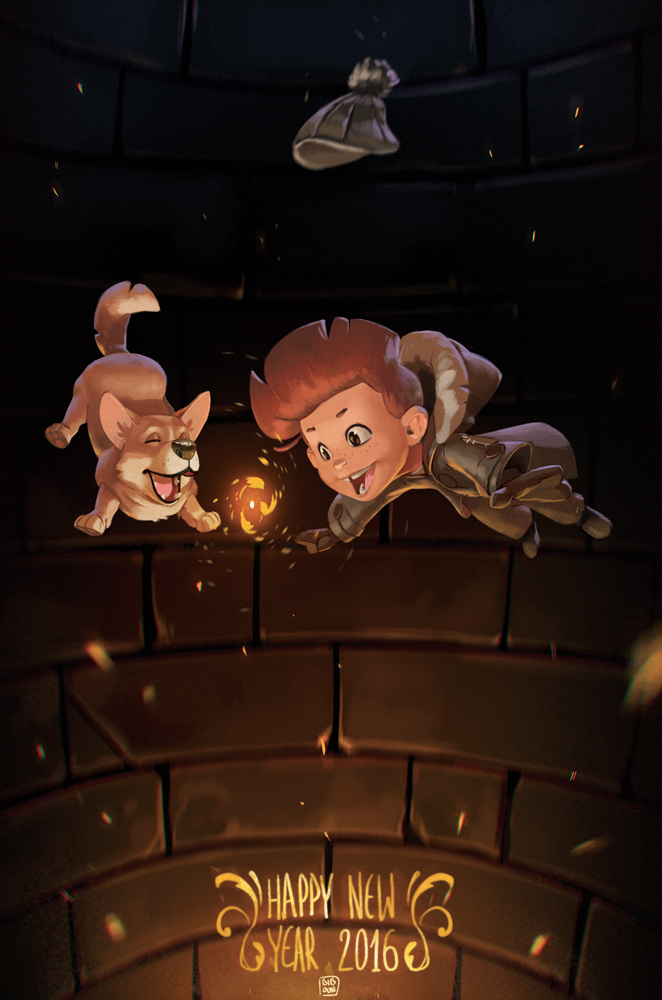 HAPPY NEW YEAR 2016 by bib0un