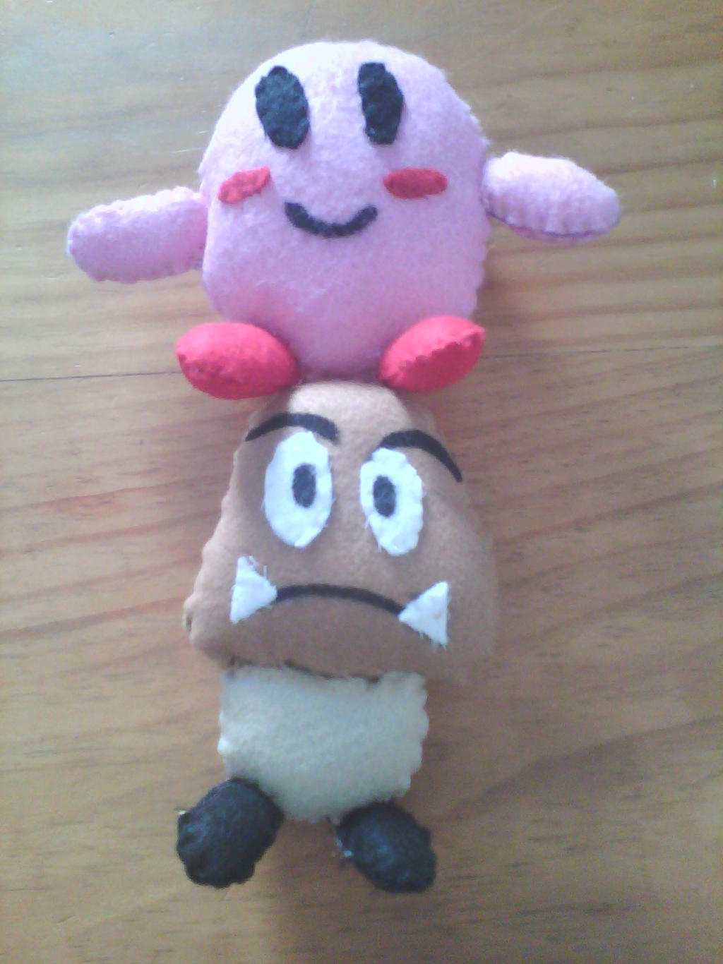 Kirby and Goomba