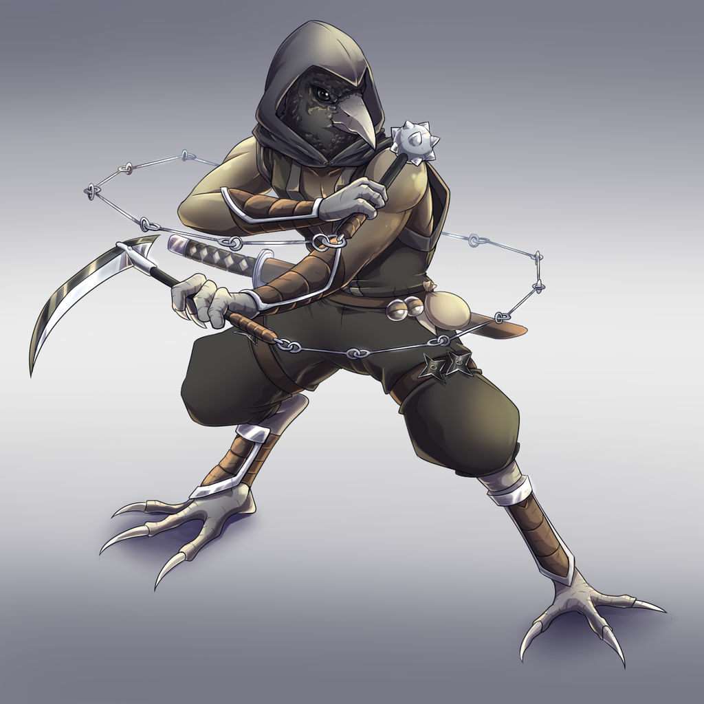 Commission - Tengu Ninja by Mad-Revolution on DeviantArt