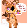 Techno the Deer (Fnaf oc)