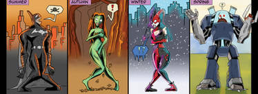 Gotham citizens facing the seasons