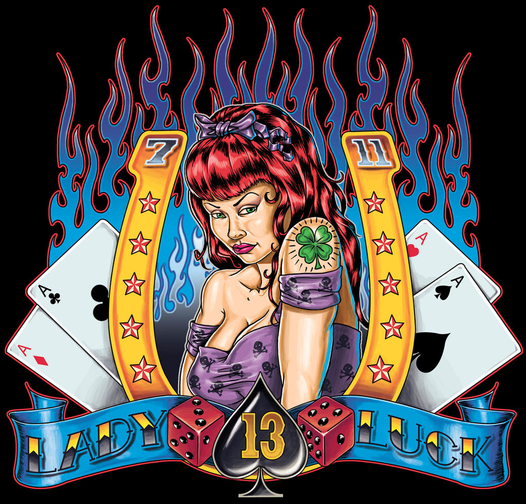 LADY LUCK 1 by Greg-Andrews-Art on DeviantArt
