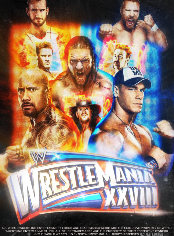 Wrestlmania 28 Poster