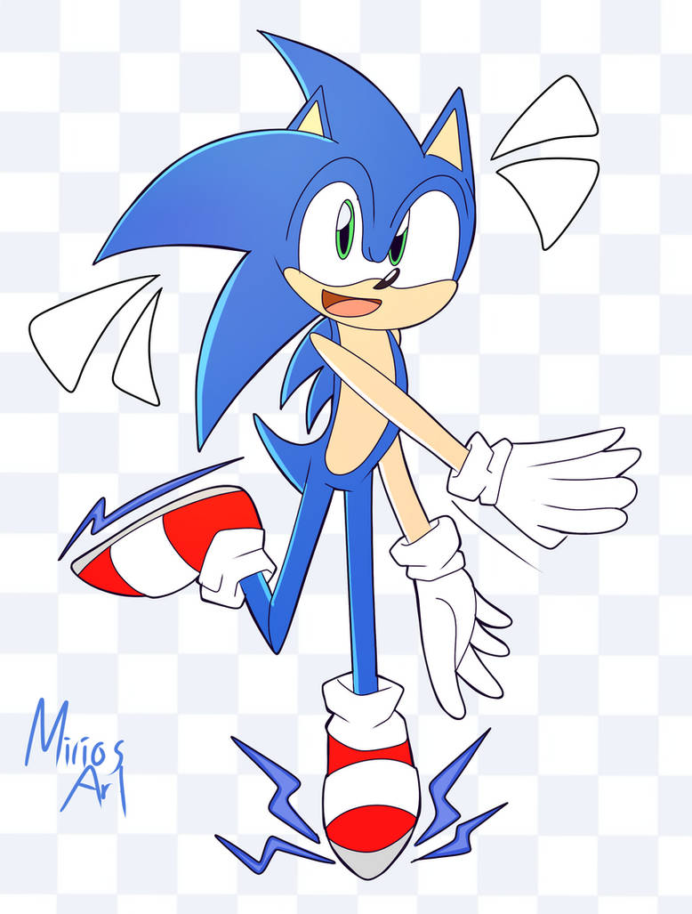 Sonic by MiriosArt on DeviantArt