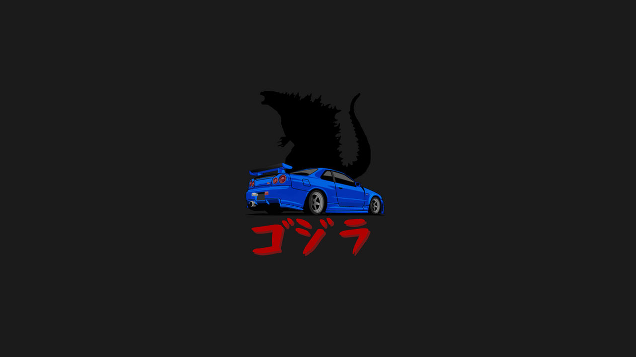 Nissan Skyline GT-R R34 Godzilla by hdr1453 on DeviantArt