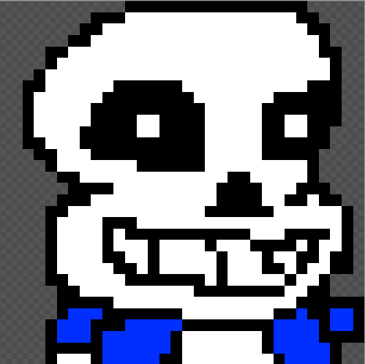 Sans (Pixel Art) by PopGi on DeviantArt