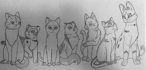 Lightningstorms family (Warrior cats OC)