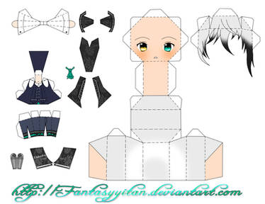 AMOUR SUCRE: Chibi Lysandre Papercraft