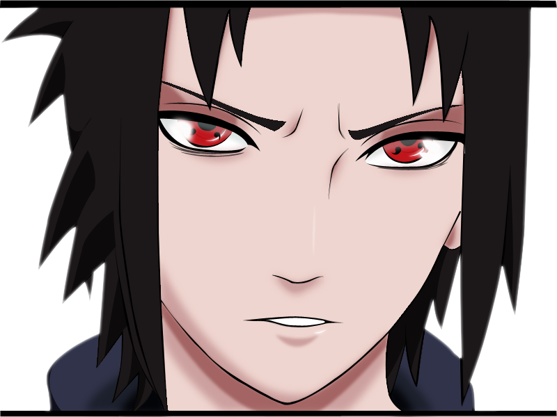 Sasuke Classico Colorido Sharingan By Admulielson- by ADMUlielson on  DeviantArt