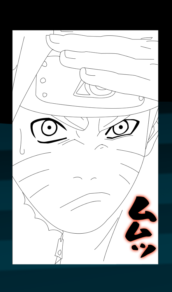 Naruto Manga 570 Lineart Do Naruto Bravo