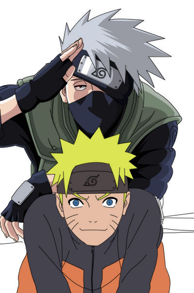 Naruto e Kakashi - Colorido by ADMUlielson on DeviantArt