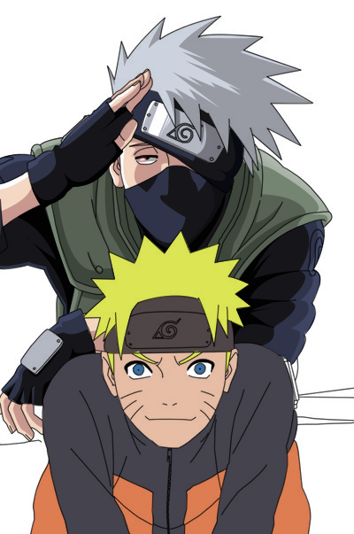 Naruto e Kakashi - Kakashi colorido by ADMUlielson on DeviantArt