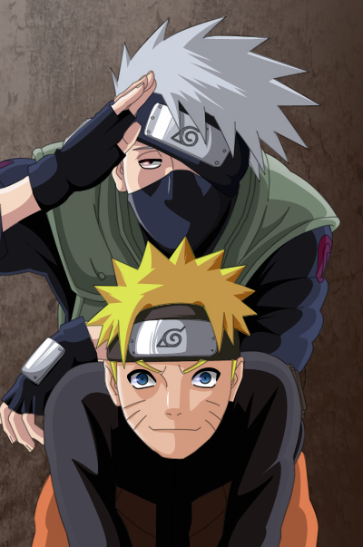 Naruto e Kakashi - Colorido by ADMUlielson on DeviantArt