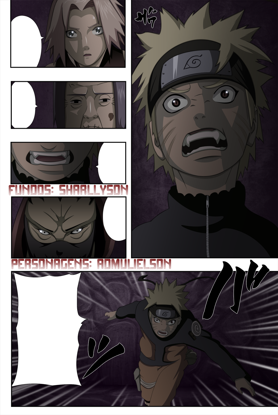 Naruto e Kakashi - Colorido by ADMUlielson on DeviantArt