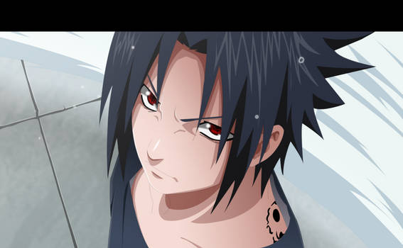 Sasuke Classico Colorido Sharingan By Admulielson-