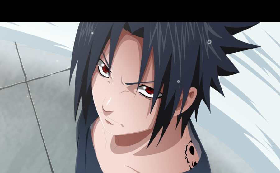 Sasuke Classico Colorido Sharingan By Admulielson- by ADMUlielson