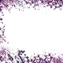 Border Texture- Purple Glitter