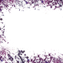 Border Texture- Purple Glitter