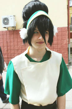 Toph cosplay from Avatar the last airbender