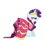 Angry Rarity in Dress