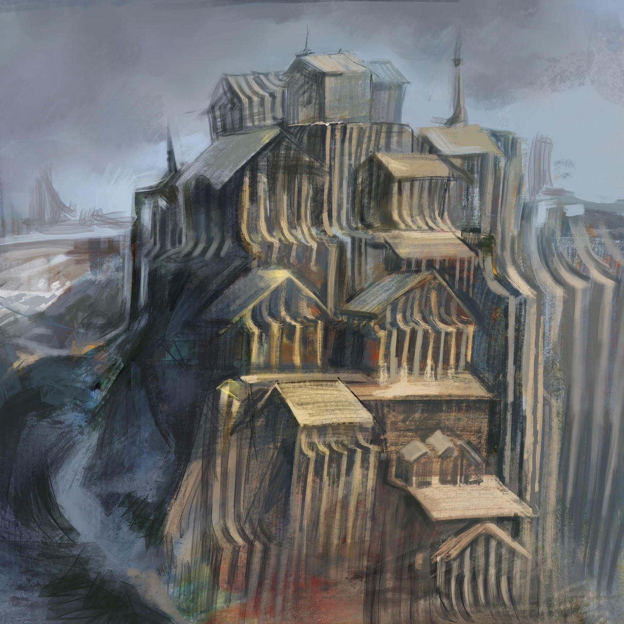 Structure painting by duckbanks on DeviantArt