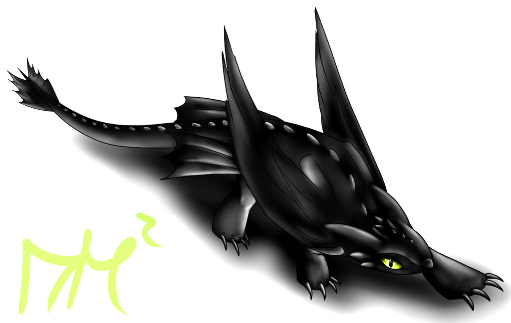 Night Fury from How To Train Your Dragon