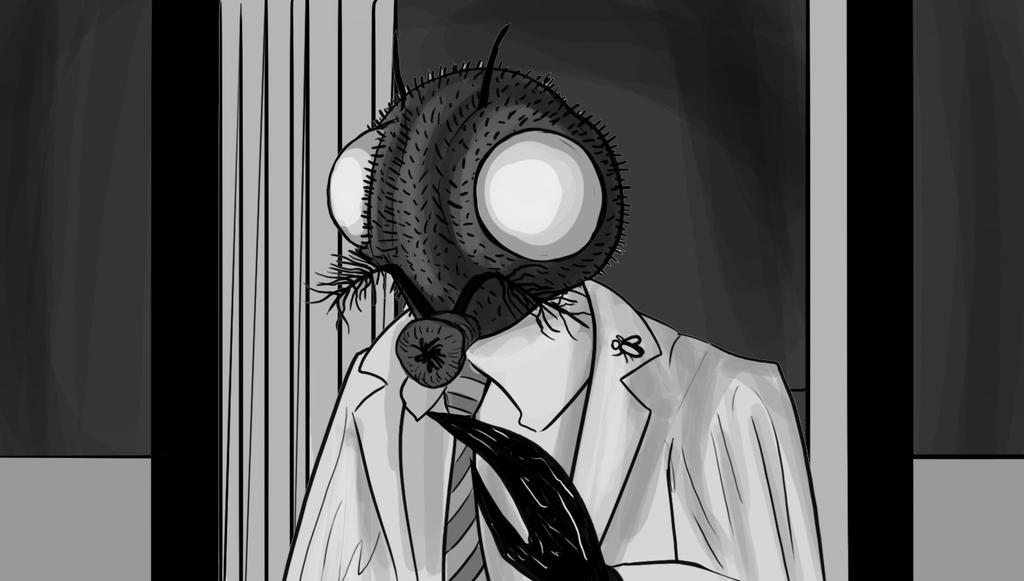 Sci-Fi-Vember day 29- The Fly by MechanicalFirefly on DeviantArt